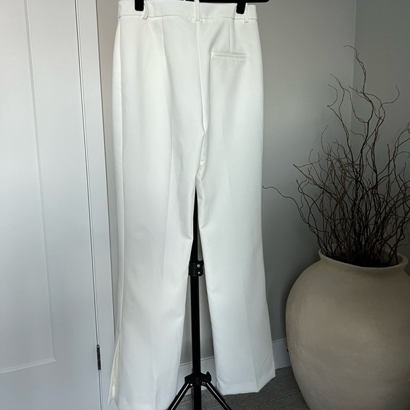 NWT ZARA White High Waist Pants - Picture 5 of 8